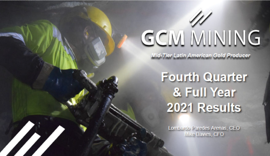 GCM (Formerly Gran Colombia Gold) Profits, Operations Expanding