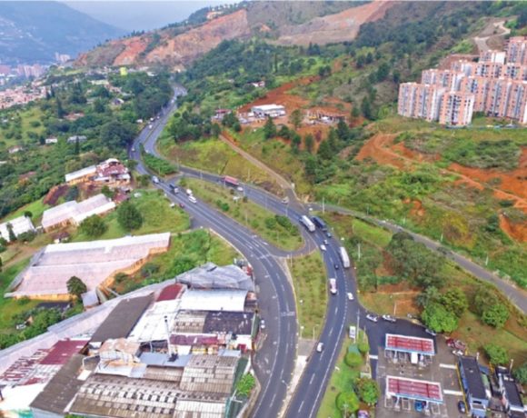 Portion of Medellin-Bogota Highway Built by Conconcreto