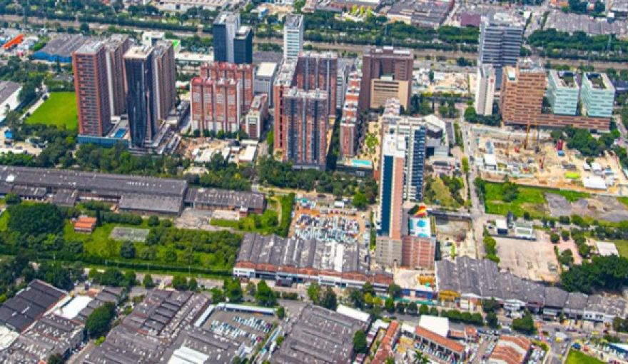 Valores Simesa's 'Ciudad del Rio' in Medellin