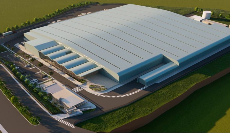 Artist's Conception of Smurfit Kappa's New Guarne, Antioquia Cardboard Plant