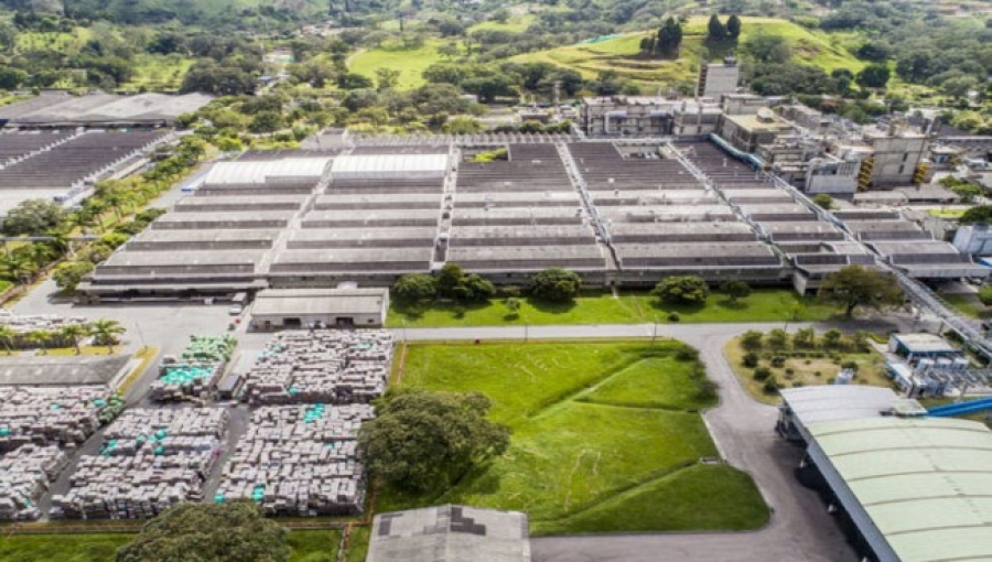 Enka Factory in Medellin Suburb of Girardota, Antioquia