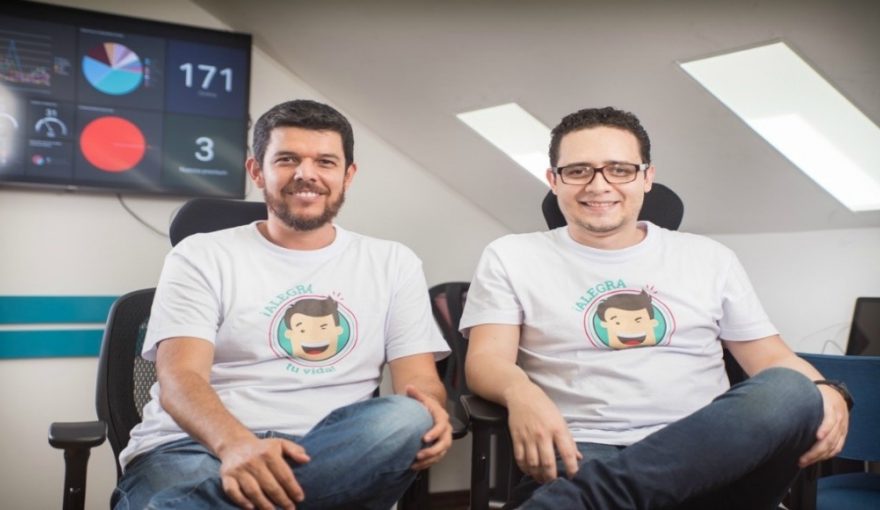 Alegra CEO Jorge Soto (left); CTO Santiago Villegas (right)