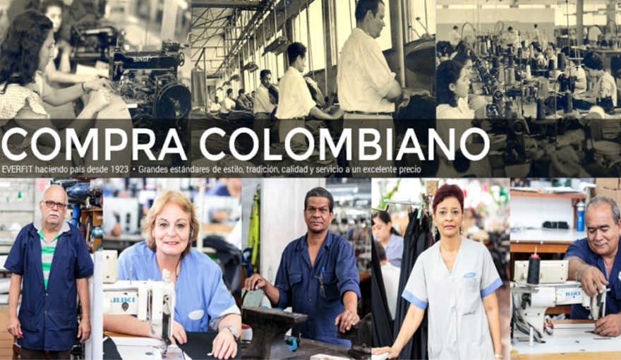 Everfit's 'Buy Colombian' Message on its Corporate Web Site