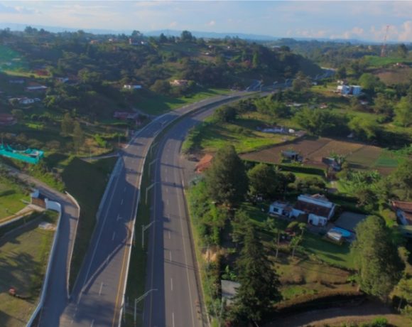 Proposed 'Doble Calzada Oriente' Highway Project Near Medellin (Artist's Conception)